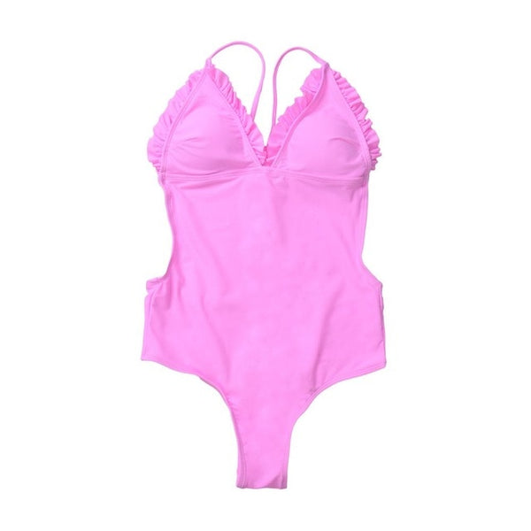 Women's Swimsuit Women Bathing Suit One Piece Suit Sexy Swimming Costume Padded Monokini Swimwear Bikini Push Up Bra 2020 New