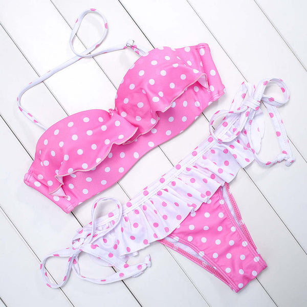 BANDEA push up swimsuit women swimwear brazilian bikini set print bathing suit halter top bikinis women 2019 biquini mujer