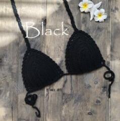Sexy Bikini Top Crochet Strips Bandage Swimwear Beachwear Women Bikini Tops Swimsuit Female bathing suit biquinis feminino 2019
