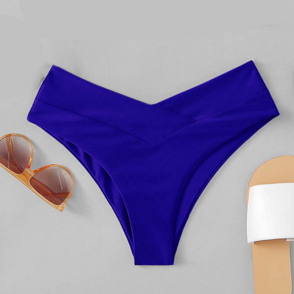 Black Bikini Panty For Women Swim Bottom Sexy Low Waist Bikini Bottom