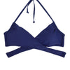 Women Chest Cross Bikini Top Swimwear Print Push Up Swimsuit Beach Sport Swimming Bra Sexy Halter Girls Solid Biquini T608