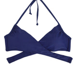 Women Chest Cross Bikini Top Swimwear Print Push Up Swimsuit Beach Sport Swimming Bra Sexy Halter Girls Solid Biquini T608
