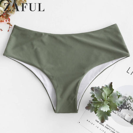 2019 Sexy Solid Thong Bikini Brazilian Cut Swimwear Women Bottom Adjustable Briefs Swimsuit Panties Underwear Thong Bathing Suit