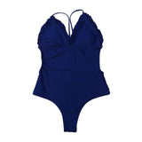Women's Swimsuit Women Bathing Suit One Piece Suit Sexy Swimming Costume Padded Monokini Swimwear Bikini Push Up Bra 2020 New