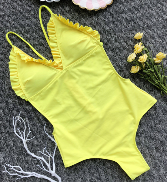 Women's Swimsuit Women Bathing Suit One Piece Suit Sexy Swimming Costume Padded Monokini Swimwear Bikini Push Up Bra 2020 New