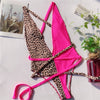 Misswim Leopard print bikini 2020 High cut one piece swimsuit female monokini Bandage push up swimwear women bathing suit Brazil