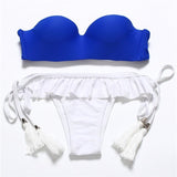 BANDEA push up swimsuit women swimwear brazilian bikini set print bathing suit halter top bikinis women 2019 biquini mujer