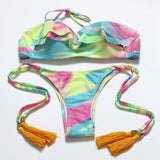 BANDEA push up swimsuit women swimwear brazilian bikini set print bathing suit halter top bikinis women 2019 biquini mujer