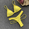 In-X Thong one piece swimsuit Sexy neon bikini 2020 High cut swimwear women Monokini Backless bodysuit One-piece suit Beach wear
