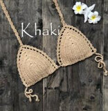 Sexy Bikini Top Crochet Strips Bandage Swimwear Beachwear Women Bikini Tops Swimsuit Female bathing suit biquinis feminino 2019