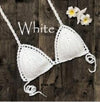 Sexy Bikini Top Crochet Strips Bandage Swimwear Beachwear Women Bikini Tops Swimsuit Female bathing suit biquinis feminino 2019