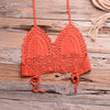Have Lining Womans Bikini Top Sexy Crochet Knit Separate Female Swimsuit Push Up Bra Beachwear Plus Size Bathing Suits