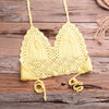 Have Lining Womans Bikini Top Sexy Crochet Knit Separate Female Swimsuit Push Up Bra Beachwear Plus Size Bathing Suits