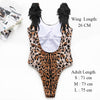 Bikinx Embroidery wing female swimsuit one piece bikini 2019 new Family matching bathing suit Sexy swimwear women kids bikini XL