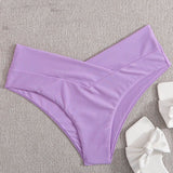 Black Bikini Panty For Women Swim Bottom Sexy Low Waist Bikini Bottom