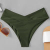 Black Bikini Panty For Women Swim Bottom Sexy Low Waist Bikini Bottom