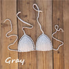 11 Color Beach Crochet Bikini Tops Beach Push up OR Interlining Beach Women Swimwear Top