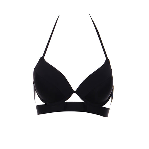 Andzhelika Bikini Top Women Bandage Swimsuit Brazilian Bikini Top Sexy Push Up Swimwear Halter Bikinis Suit Swim Top
