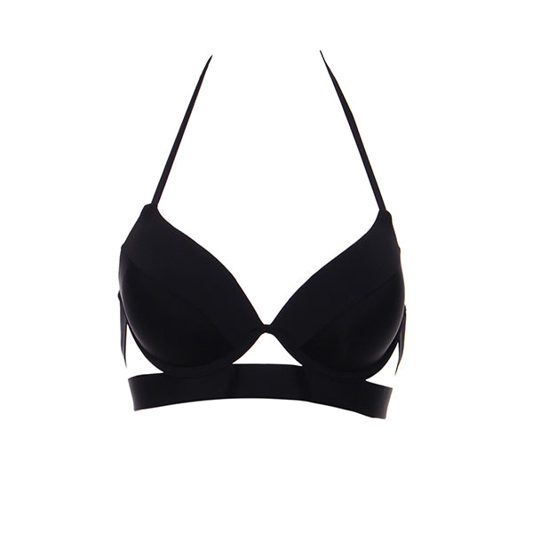 Andzhelika Bikini Top Women Bandage Swimsuit Brazilian Bikini Top Sexy Push Up Swimwear Halter Bikinis Suit Swim Top
